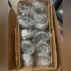 Silver CLW Decorative Birdnests 11 pieces